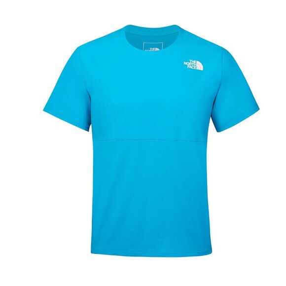 THE NORTH FACE Mens Medium True Run Short Sleeve Panel Running Shirt Blue 2021 - Picture 3 of 16
